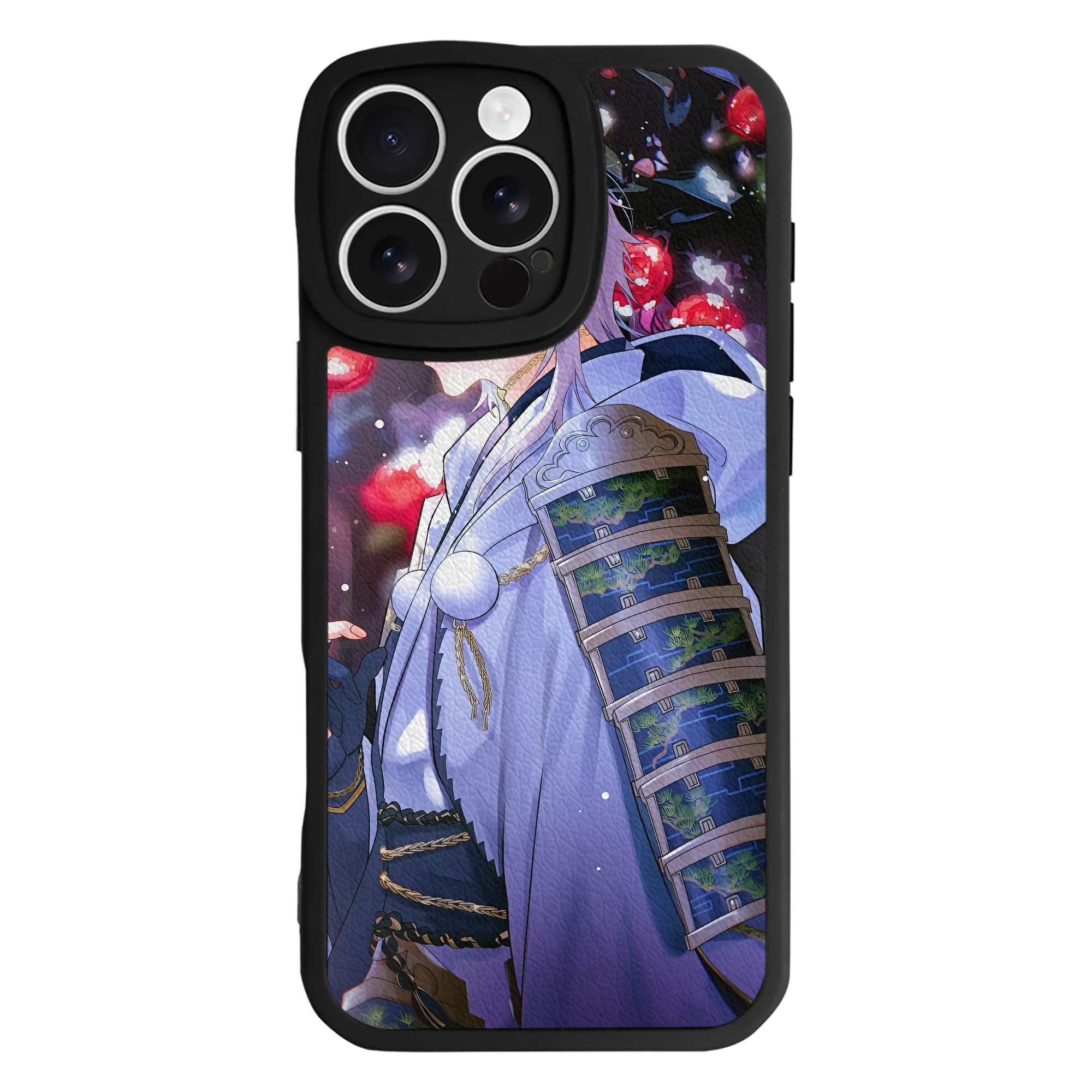 （画像用） 刀剣乱舞 Touken Ranbu 【iPhone 16シリーズ対応】シリコンスマホケース（レザー調） 材質：シリコン